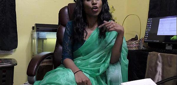 Hindi Sex teacher gives a JOI Indian